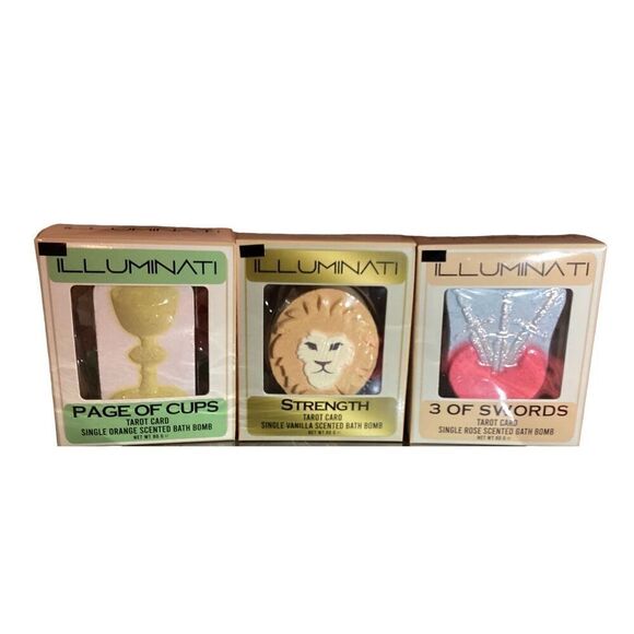 Bundle Of 3 Nwt Tarot Card Bath Bombs Cosmetics Beauty Gift - Picture 2 of 5